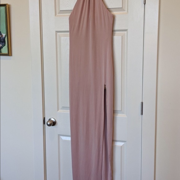 NBD Halter Fitted Maxi Dress from Revolve - Picture 4 of 6